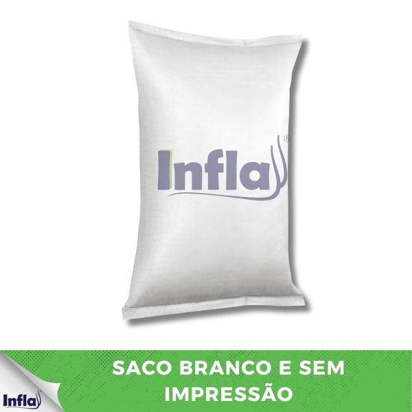 SACO DE RÁFIA SOLTO BRANCO LISO 50X80 - Imagem 2