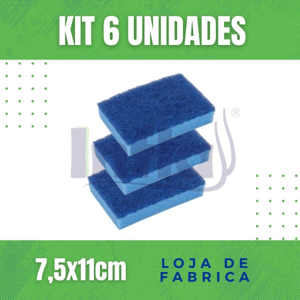 ESPONJA ANTI-RISCO AZUL - Imagem 6