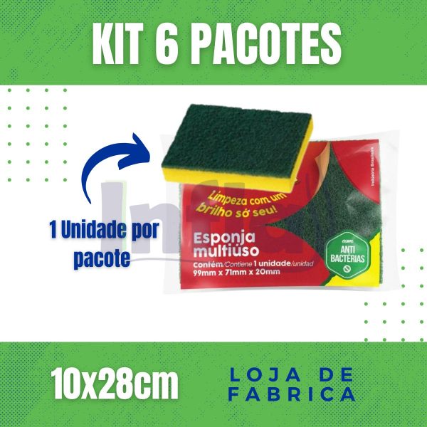 ESPONJA MULTIÚSO UNITÁRIA - Imagem 6