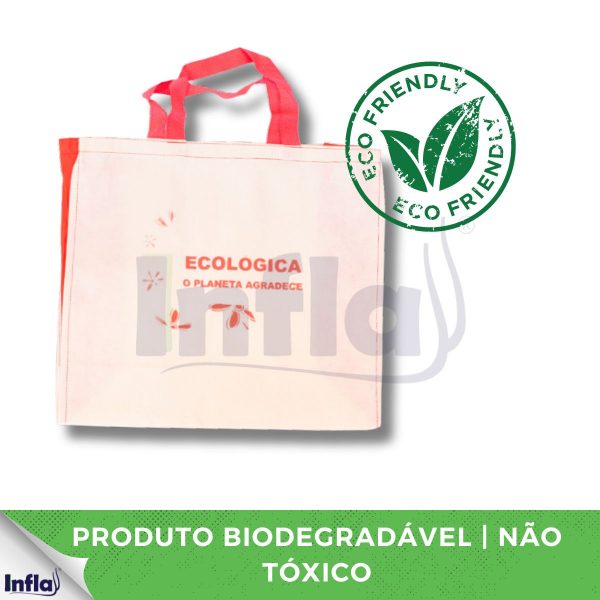 SACOLA EXTRA SANFONADA RETORNÁVEL DE TNT - Imagem 2