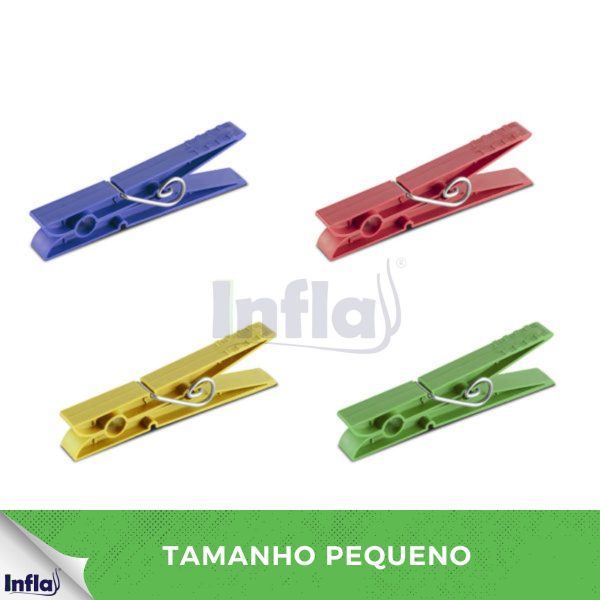 PRENDEDOR PARA ROUPA PLÁSTICO PEQUENO 4E - Imagem 2