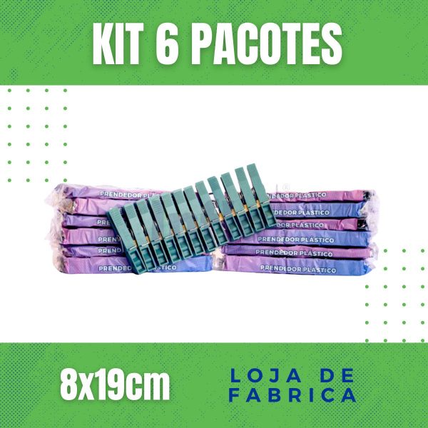 PRENDEDOR PARA ROUPA PLÁSTICO PEQUENO 4E - Imagem 4