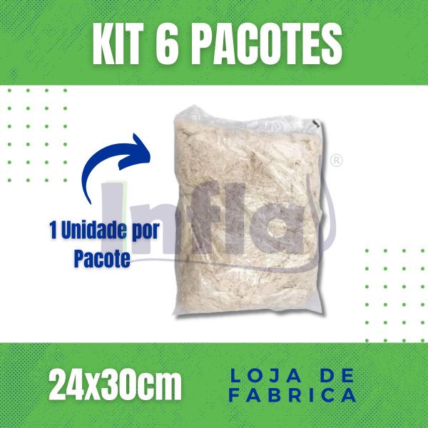 ESTOPA BRANCA COM 150 GRAMAS - Imagem 3