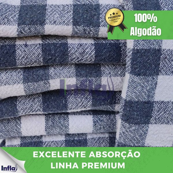 PACOTE COM 5 SACOS DE ALGODÃO XADREZ - Image 4