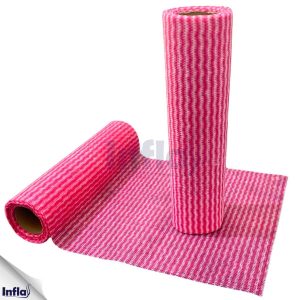 PANOS MULTIÚSO PICOTADO ROSA 25 UNIDADES
