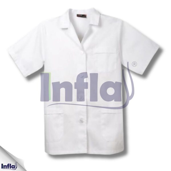 AVENTAL PROFISSIONAL TIPO JALECO BRANCO