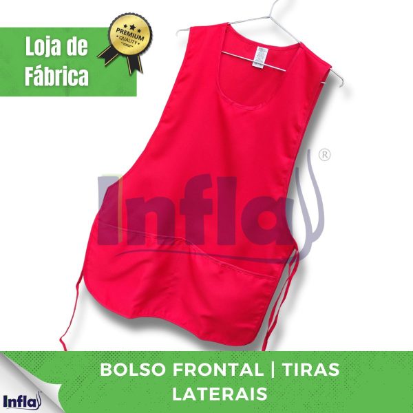 AVENTAL PROFISSIONAL BATA BRANCO - Imagem 2