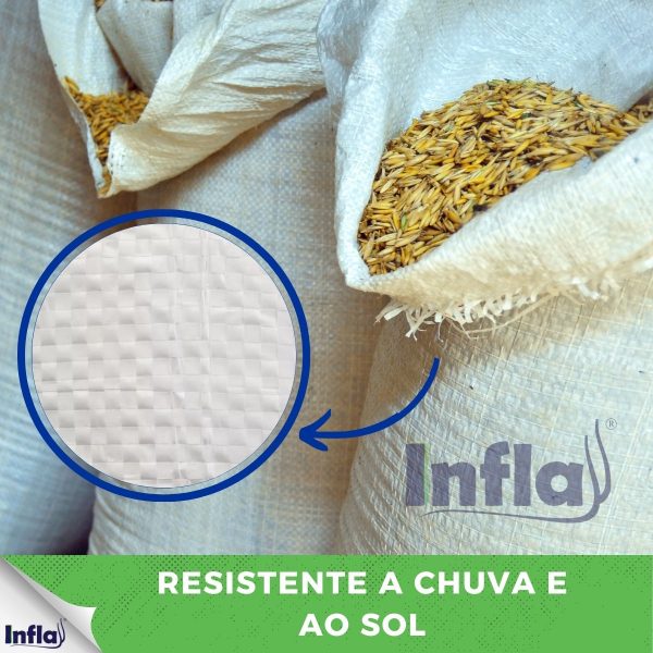 SACO DE RÁFIA SOLTO REAPROVEITADO ESTAMPADO - Imagem 7