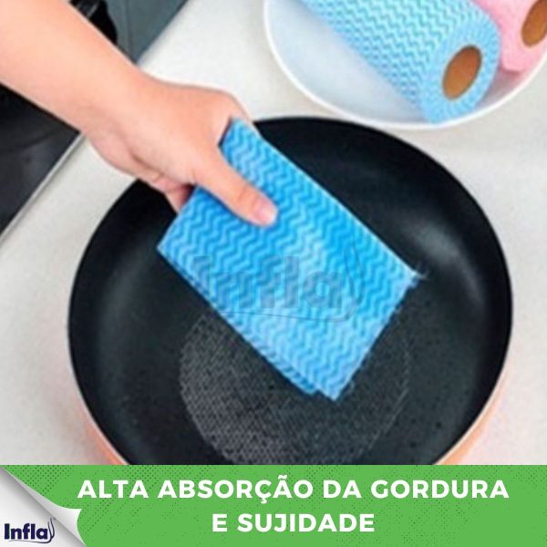 PANO LIMPEZA LEVE ROSA COM 5 UNID 33X50 - Imagem 3